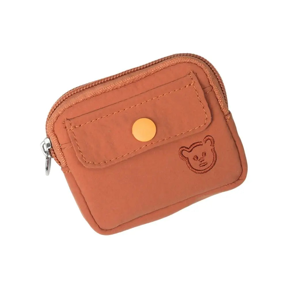 Portable Nylon Coin Purse Zipper Multi-purpose Small Wallet Gift Bag