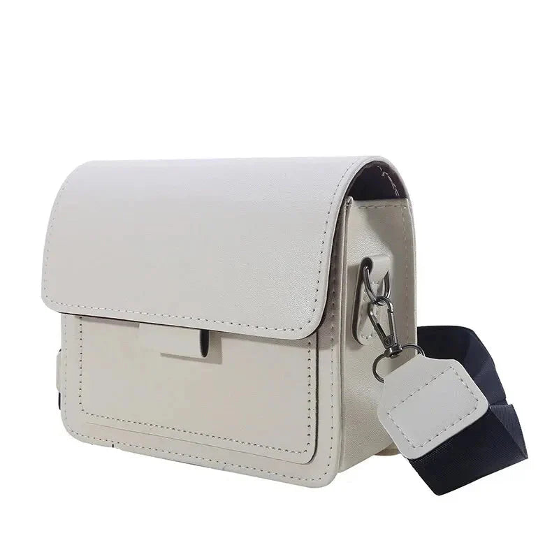 Stylish Leather Crossbody Beaded Bag for Women