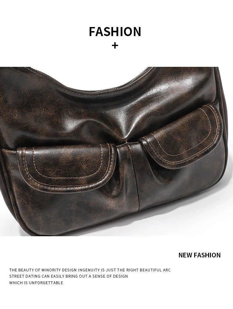 Trendy Top Zipper Closure Military Box Beaded Purse