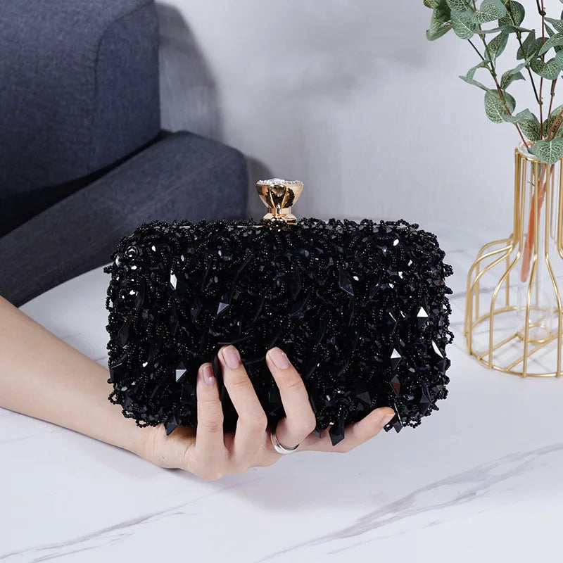 Luxury Fashion Sequin Beaded Banquet Handbag