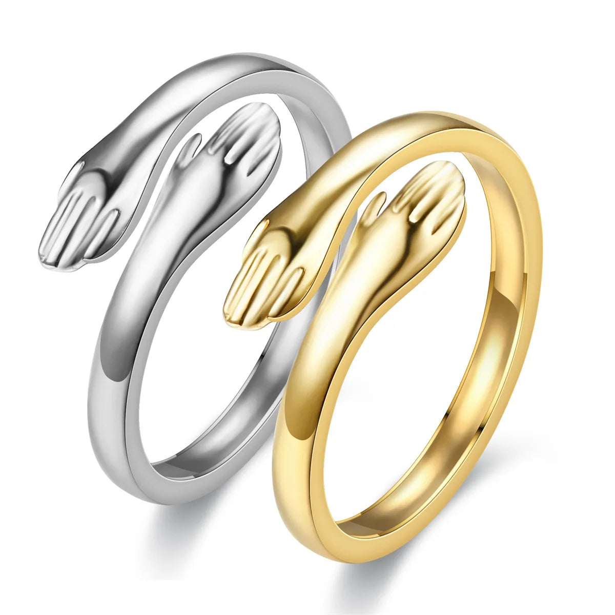 Closit Hug Ring – Adjustable Gold Design