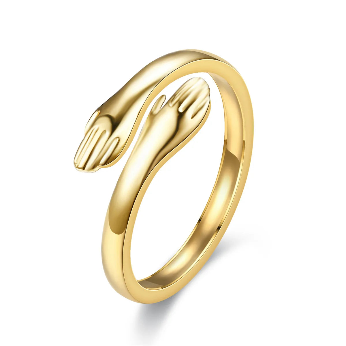 Closit Hug Ring – Adjustable Gold Design