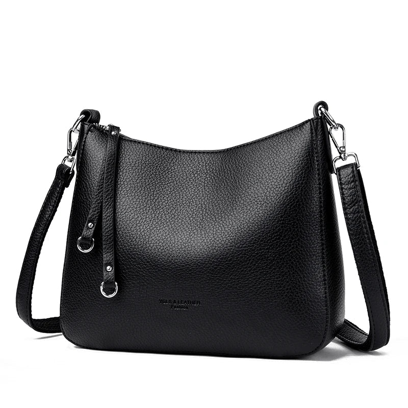 Crossbody Women Soft Leather Beaded Bags