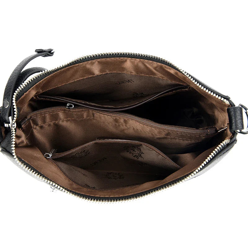 Crossbody Women Soft Leather Beaded Bags