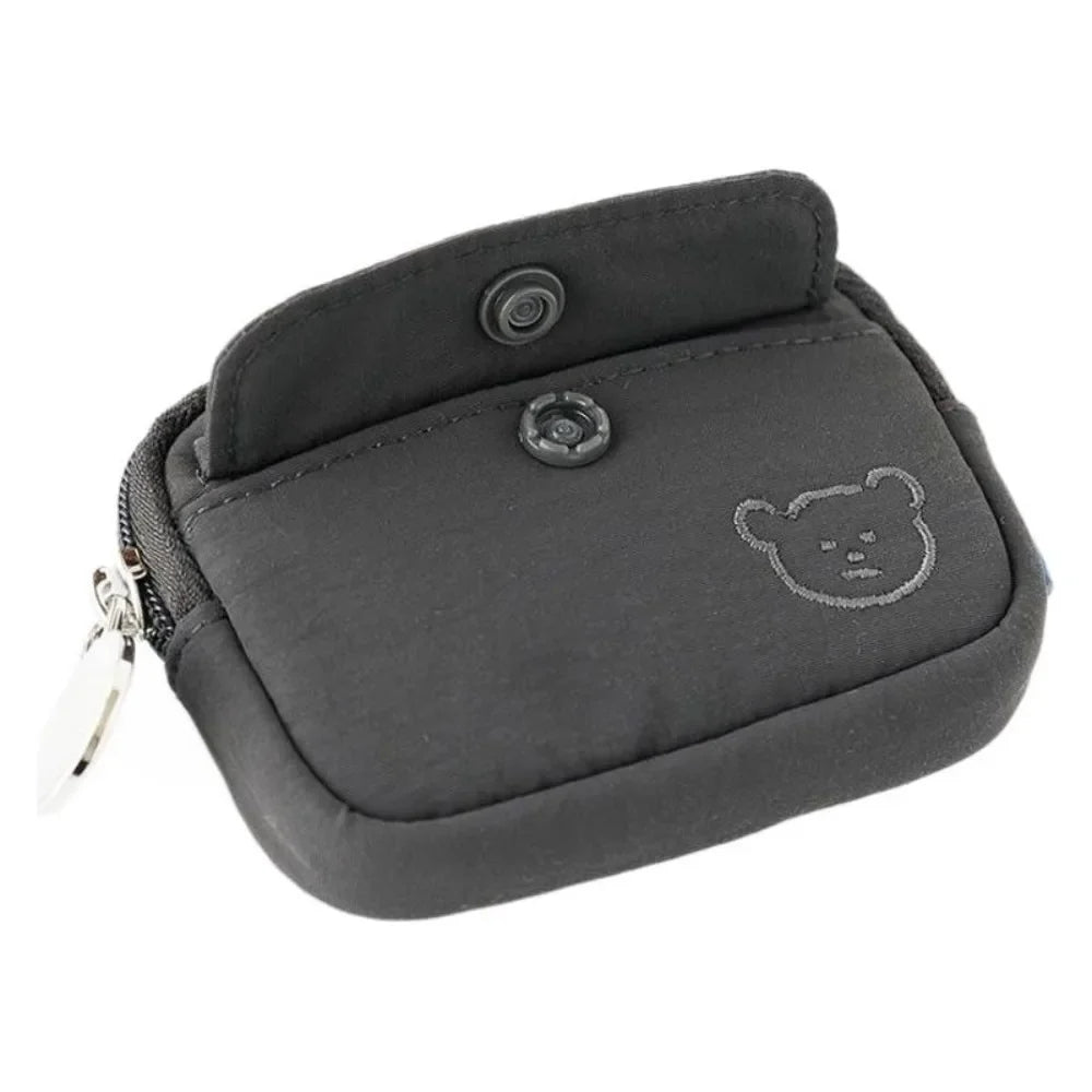 Portable Nylon Coin Purse Zipper Multi-purpose Small Wallet Gift Bag