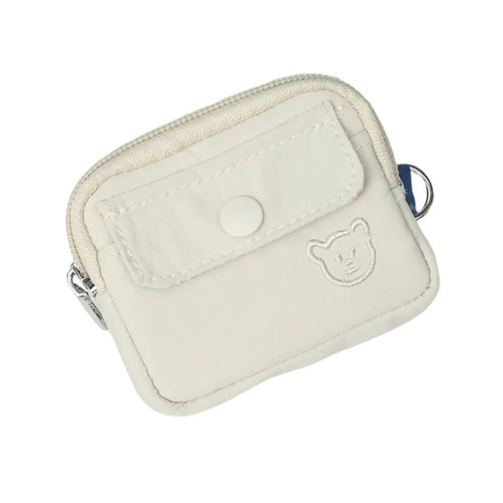 Portable Nylon Coin Purse Zipper Multi-purpose Small Wallet Gift Bag