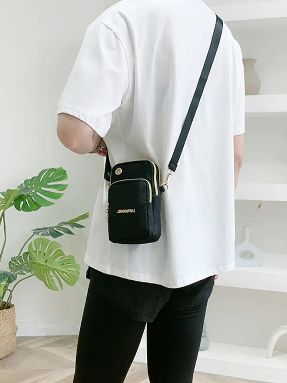 Fashionable Women Mini Beaded Crossbody Bag