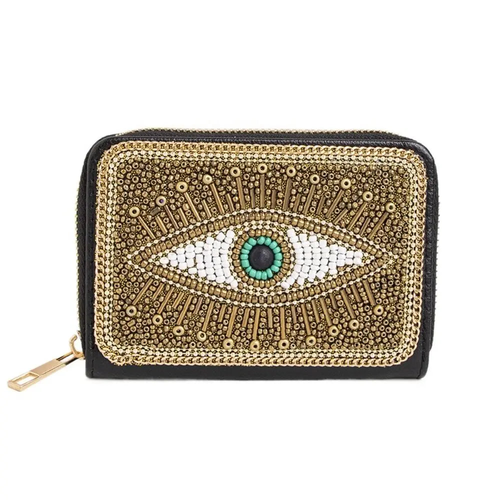 Trendy Bohemian Style Chic Beaded Butterfly Purse