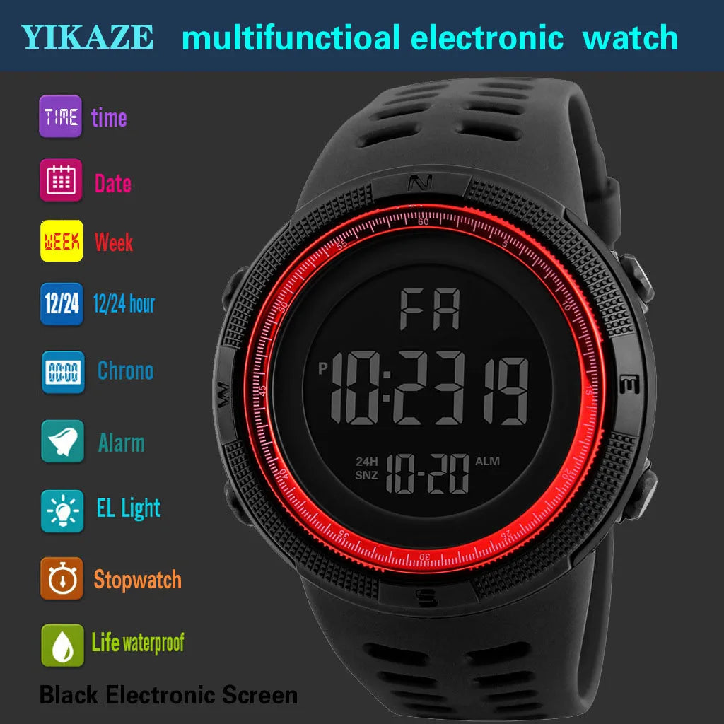 Closit LED Digital Sports Watch – Unisex