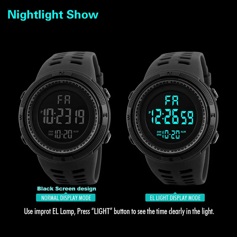 Closit LED Digital Sports Watch – Unisex