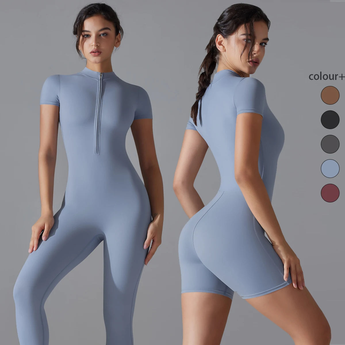 Closit Women's Fitness Yoga Bodysuit