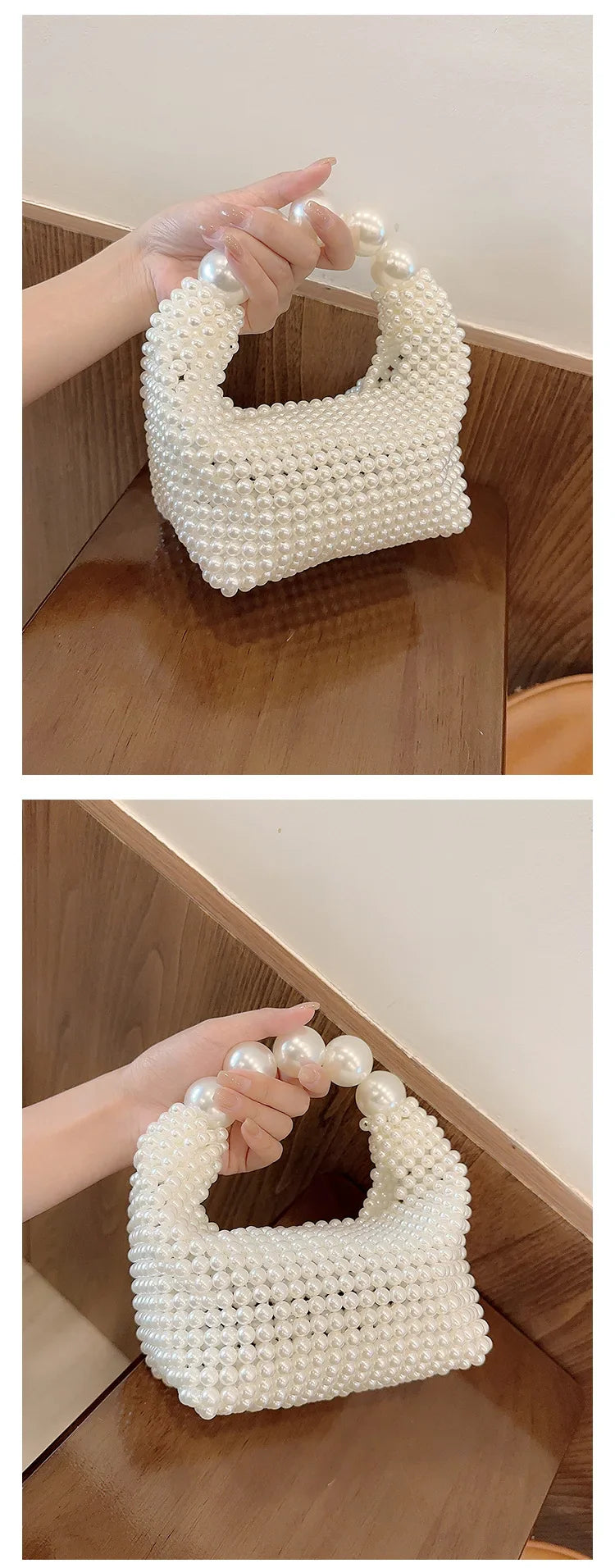 Luxury Bridal Pearl Chic Banquet Evening Purse