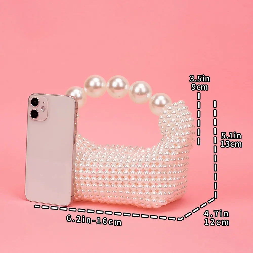 Luxury Bridal Pearl Chic Banquet Evening Purse