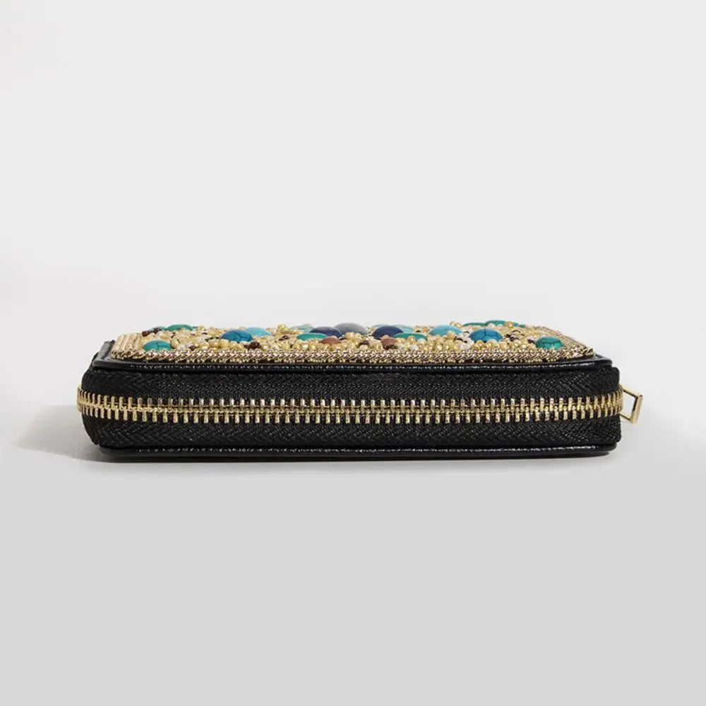 Trendy Bohemian Style Chic Beaded Butterfly Purse