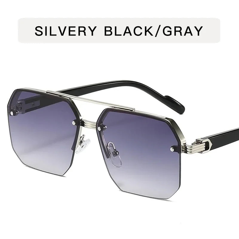Closit Square Metal Sunglasses – Men’s Style