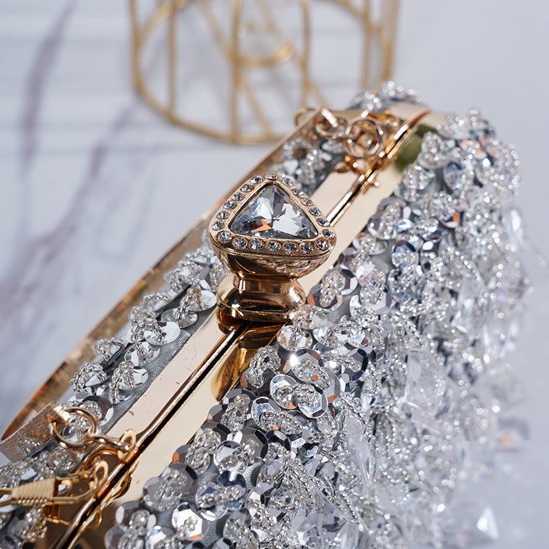 Luxury Fashion Sequin Beaded Banquet Handbag
