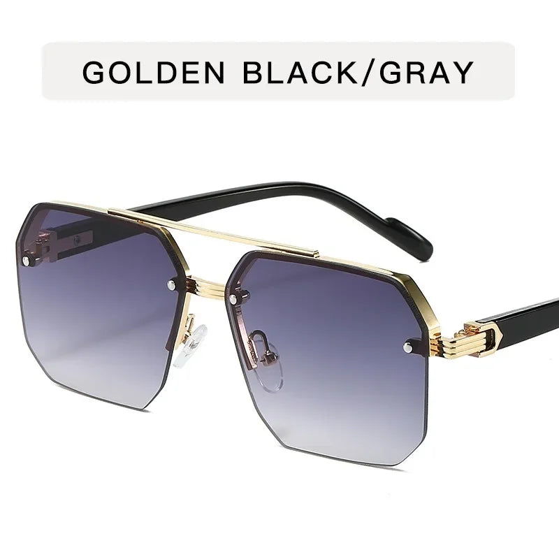 Closit Square Metal Sunglasses – Men’s Style