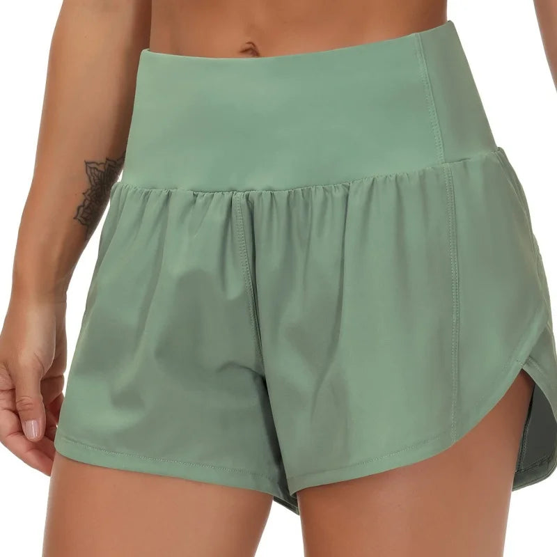 Closit Yoga & Running Shorts with Pocket