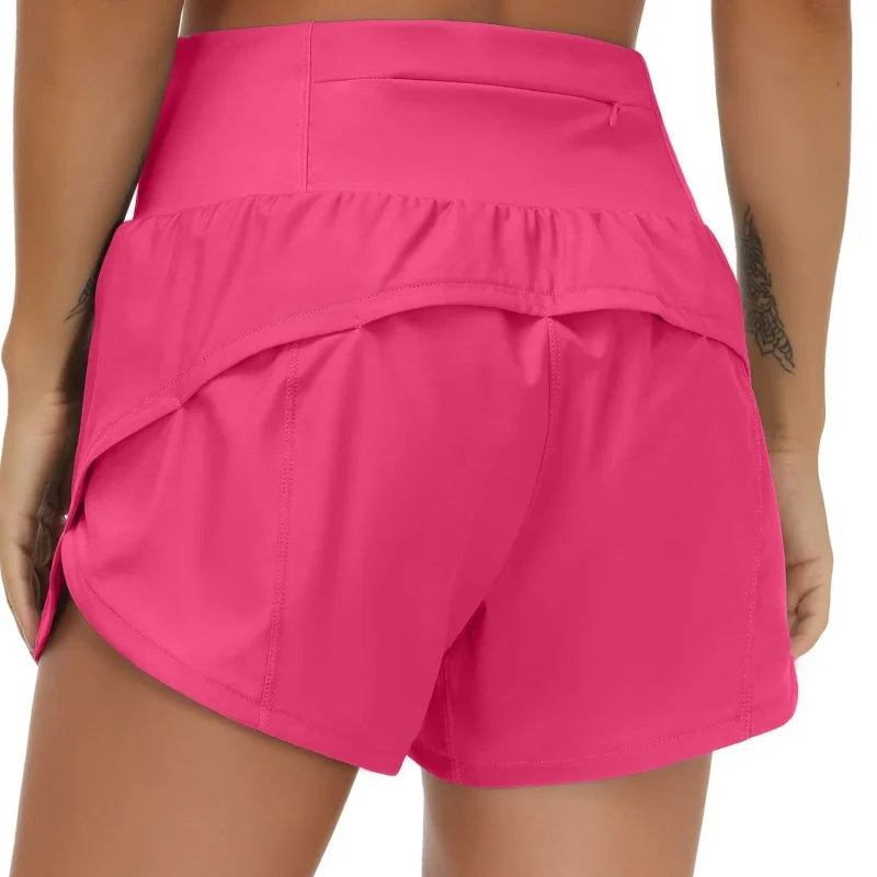 Closit Yoga & Running Shorts with Pocket