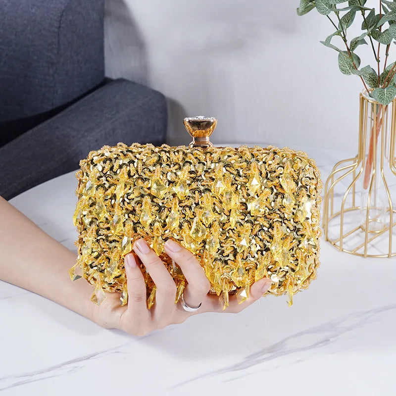 Luxury Fashion Sequin Beaded Banquet Handbag
