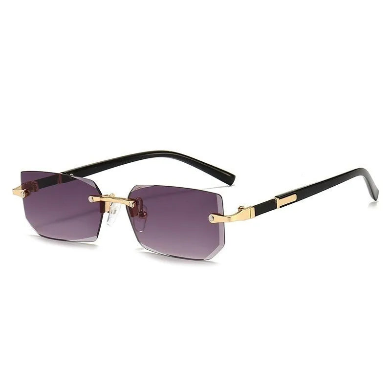 Closit Retro Rimless Sunglasses – Unisex