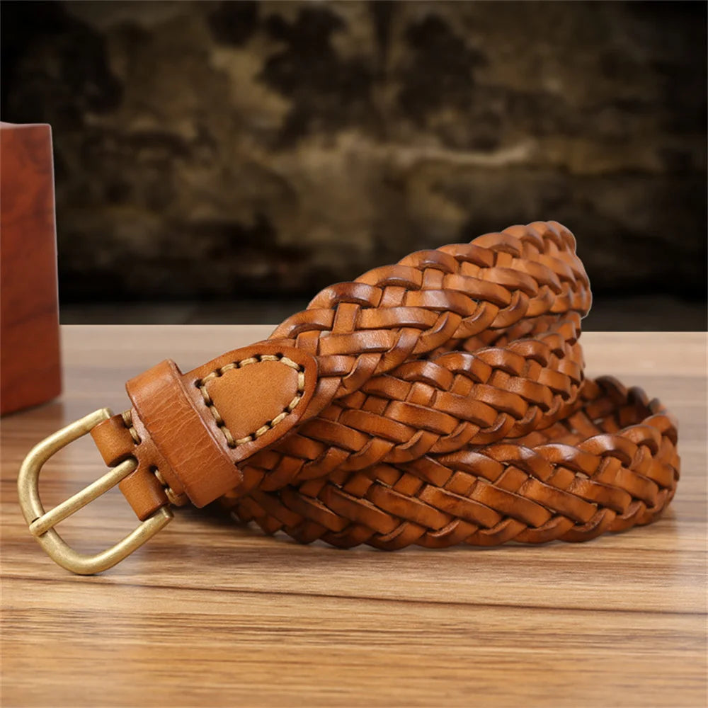 Closit Casual Braided Belt – For Jeans/Dress
