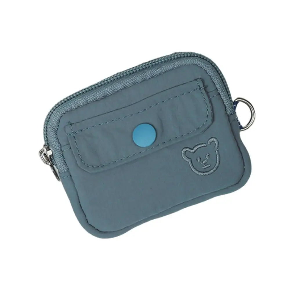 Portable Nylon Coin Purse Zipper Multi-purpose Small Wallet Gift Bag