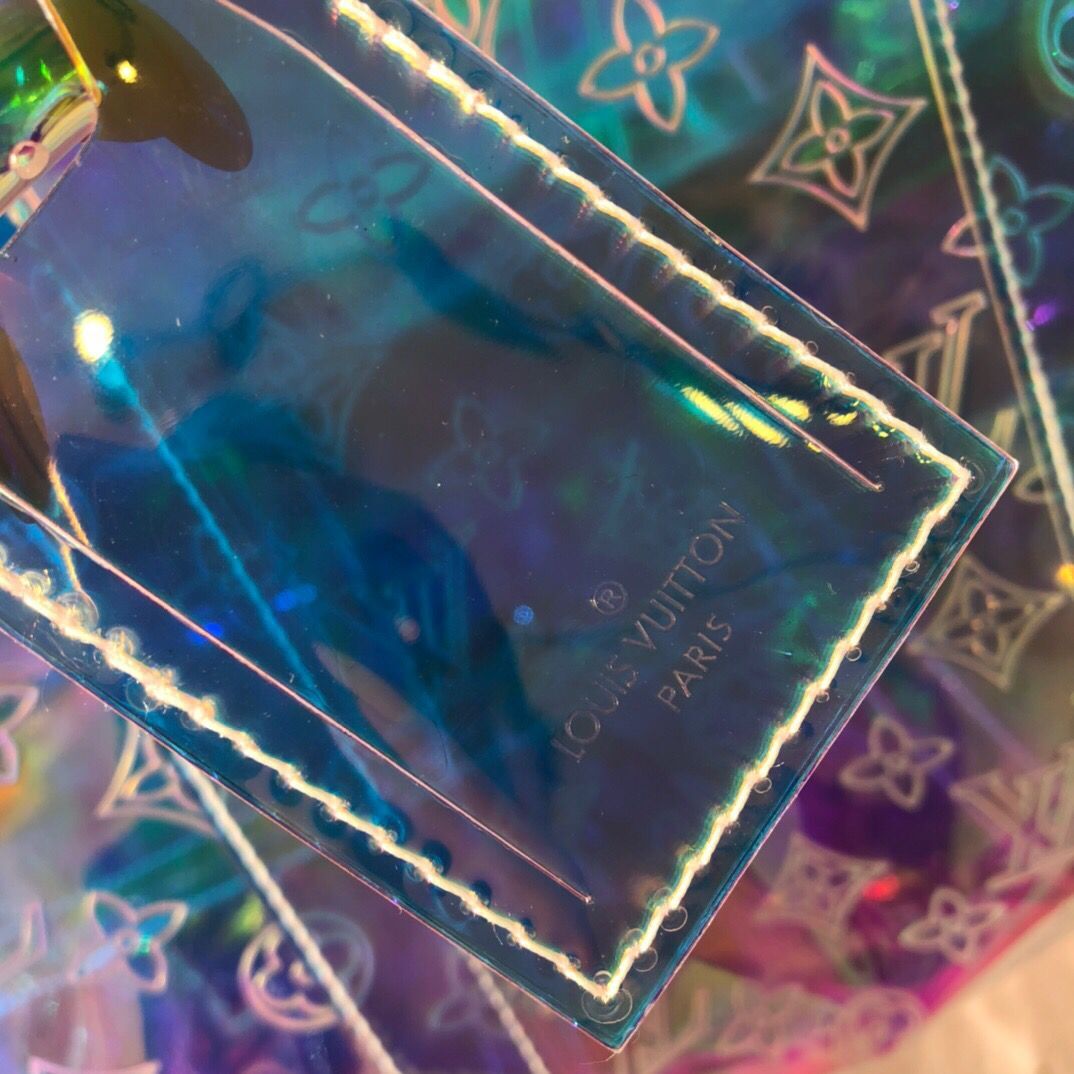ＬＳ ＶＴＴＯＮ MONOGRAM 50 PRISM HOLOGRAPHIC TRAVEL BAG