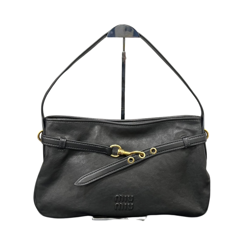 ＭＩ ＭＵ AVENTURE NAPPA LEATHER BAG