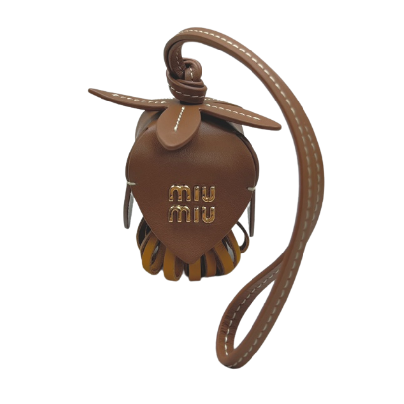 ＭＩ ＭＵ LEATHER TRICK COGNAC/OCHRE