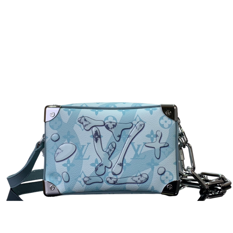 ＬＳ ＶＴＴＯＮ DISCOVERY SHOULDER BAG CRYSTAL BLUE