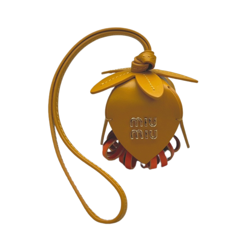 ＭＩ ＭＵ LEATHER TRICK OCHRE/RED