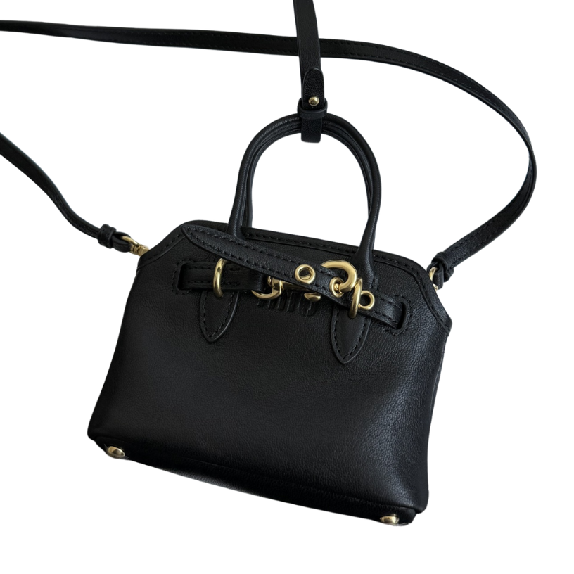 ＭＩ ＭＵ LEATHER TRICK MICRO BLACK