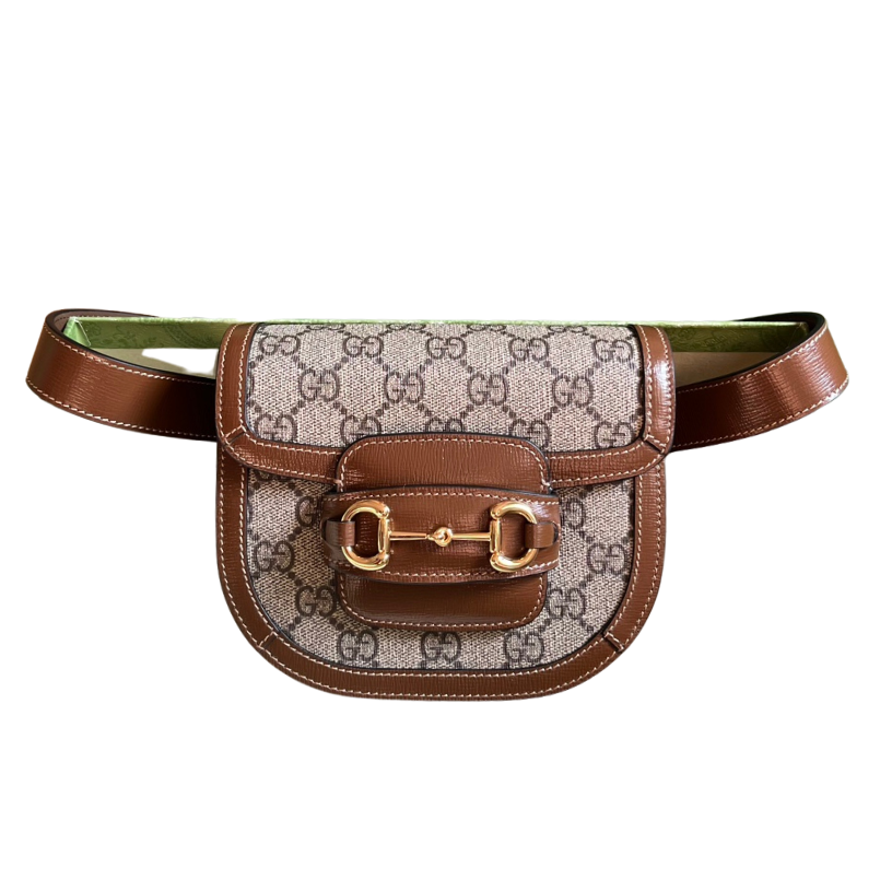 ＧＣＣＩHORSEBIT 1955 SOFT BAG BROWN