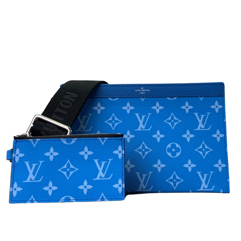 ＬＳ ＶＴＴＯＮ GASTON WEARABLE WALLET BLUE