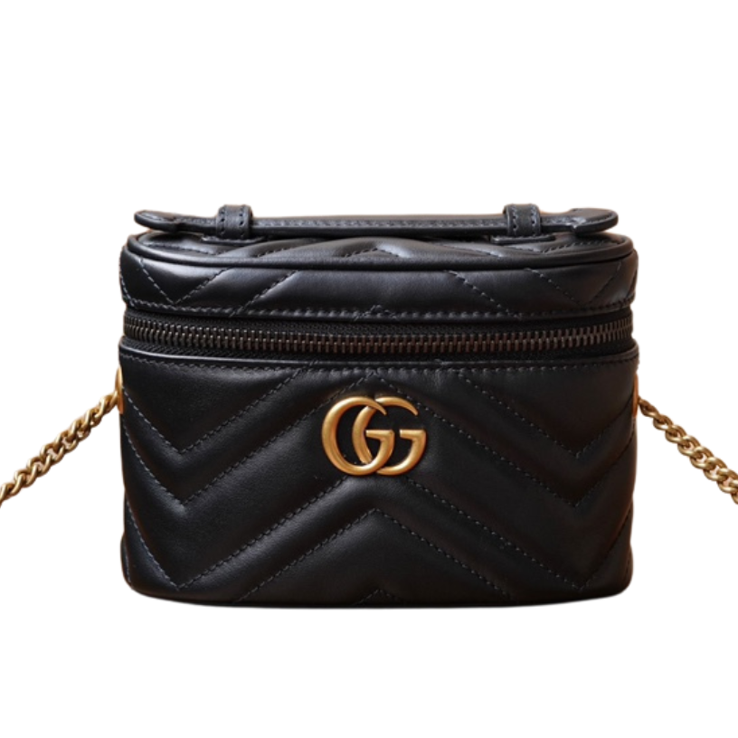 ＧＣＣＩGG MARMONT MINI TOP HANDLE BAG BLACK