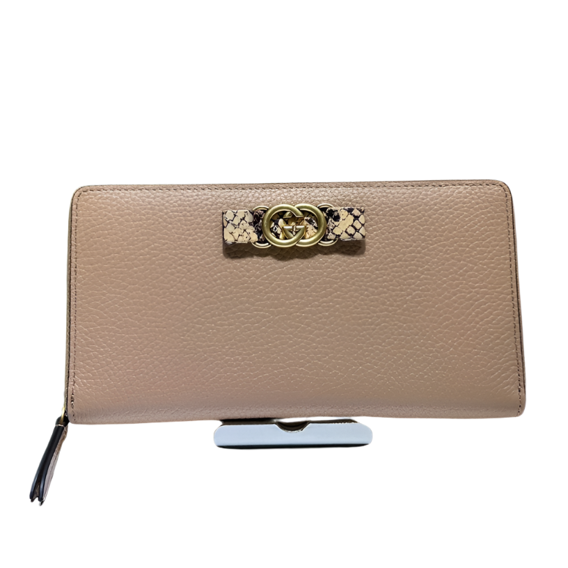 ＧＣＣＩGG INTERLOCKING LONG WALLET NUDE BEIGE