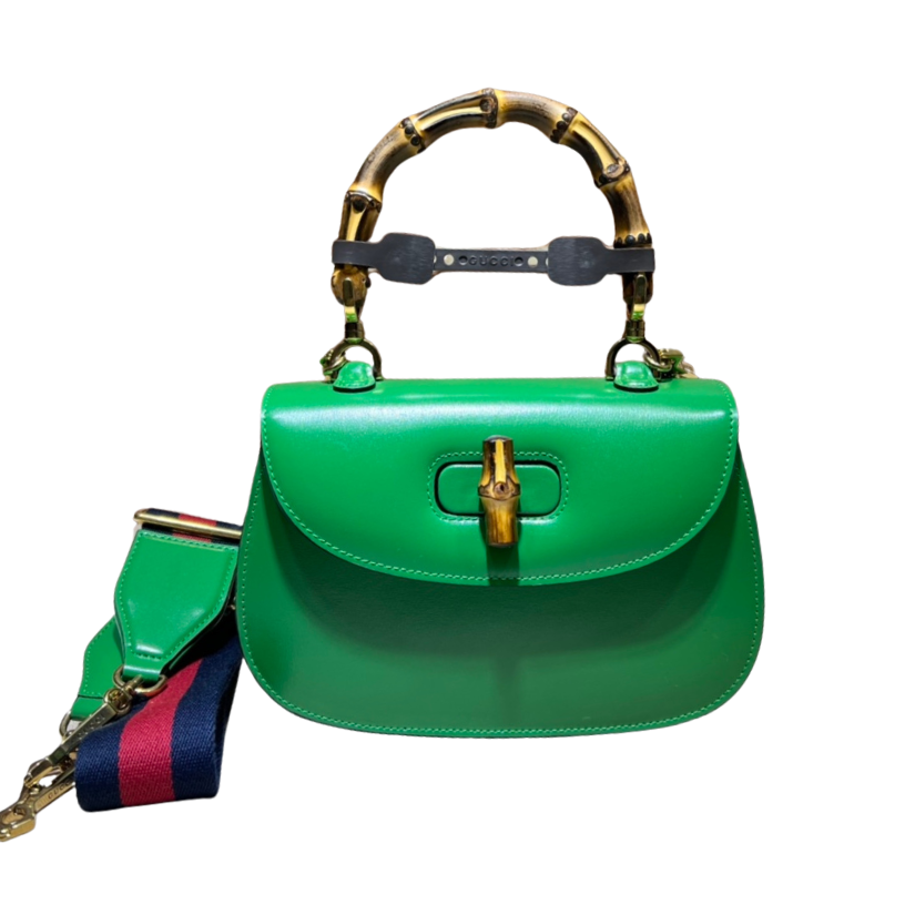 ＧＣＣＩBAMBOO 1947 SMALL BAG GREEN