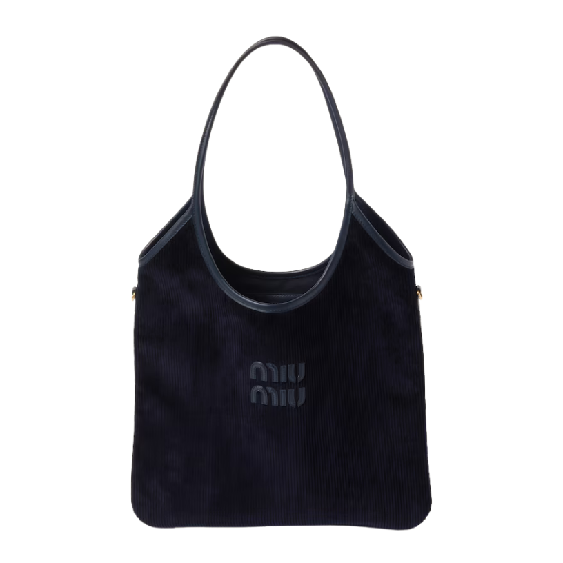 ＭＩ ＭＵ IVY CORDUROY BAG NAVY