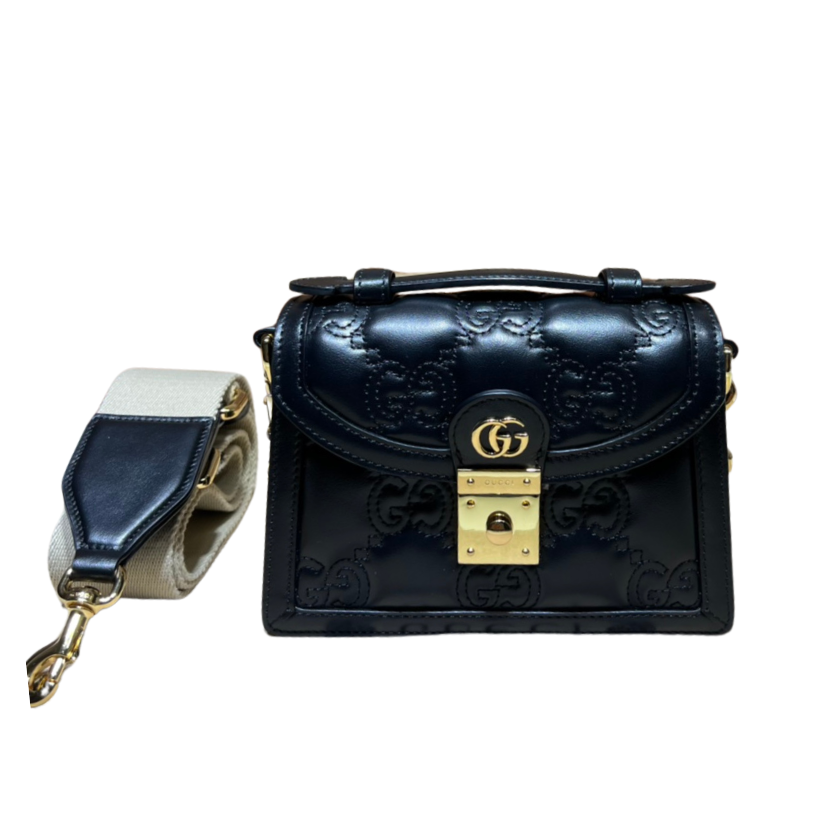 ＧＣＣＩGG MARMONT TOP HANDLE BAG BLACK