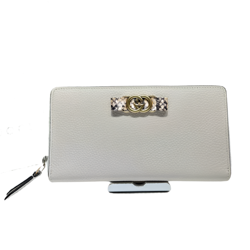 ＧＣＣＩGG INTERLOCKING LONG WALLET WHITE