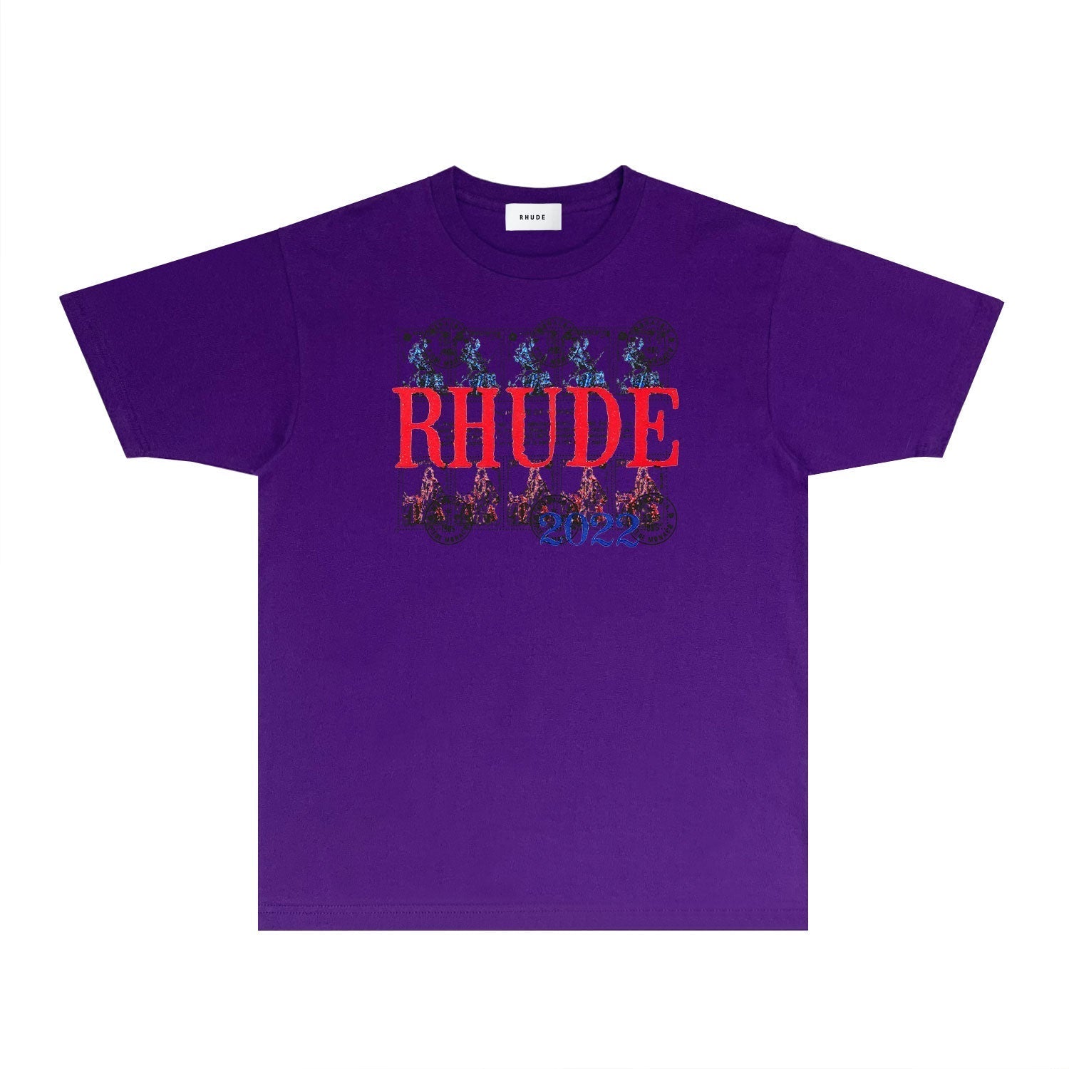 Rhude T Shirts Printed Trendy Pure Cotton