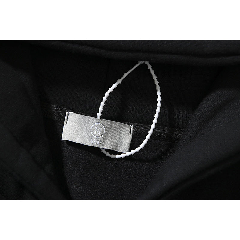 Kanye West Sunday Service Hoodie Autumn And Winter Mechanical Skull Fleece-Lined Hoodie Sweater