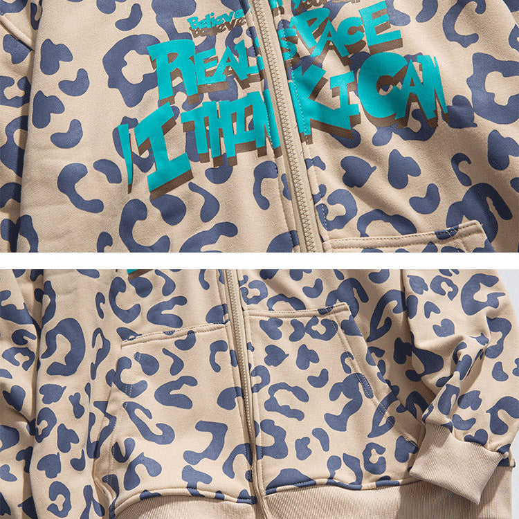 Men Graphic Hoodies Sweater Loose Fashion Coat for Men