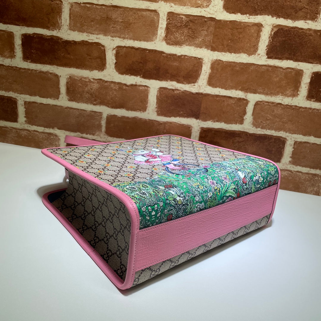 ＧＣＣＩKIDS TOTE BAG GG SUPREME CANVAS