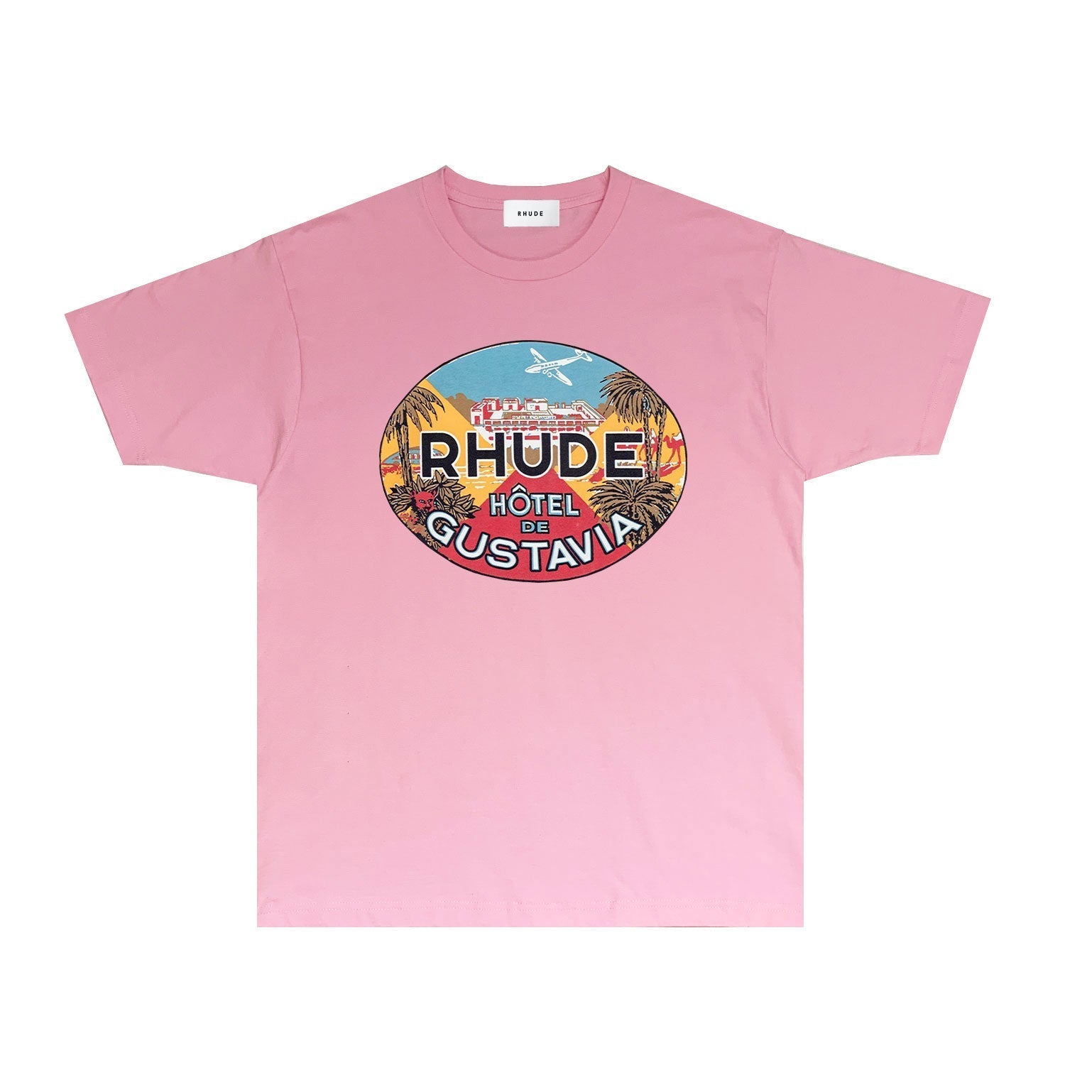 Rhude T Shirts Printed Trendy Pure Cotton
