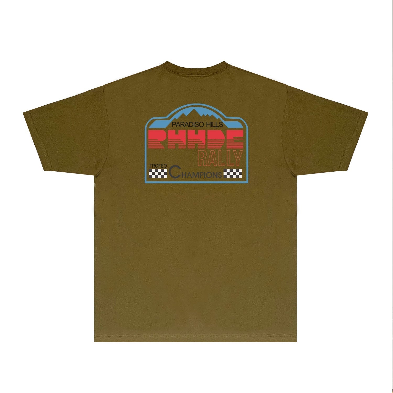 Rhude T Shirts Printed Trendy Pure Cotton