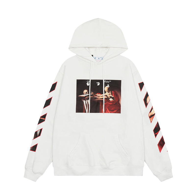 OFF WHITE Hoodie Trendy Street Style Personalized Cotton