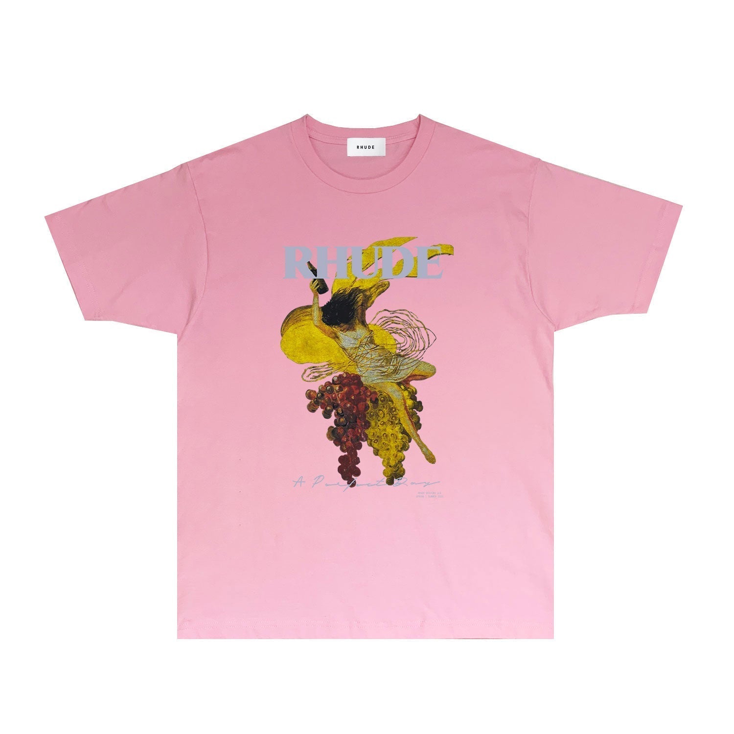 Rhude T Shirts Printed Trendy Pure Cotton