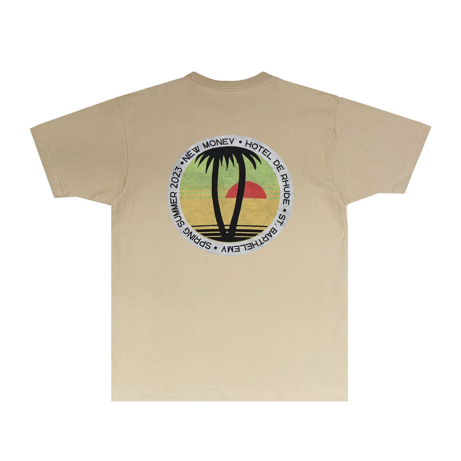 Rhude T Shirts Printed Trendy Pure Cotton